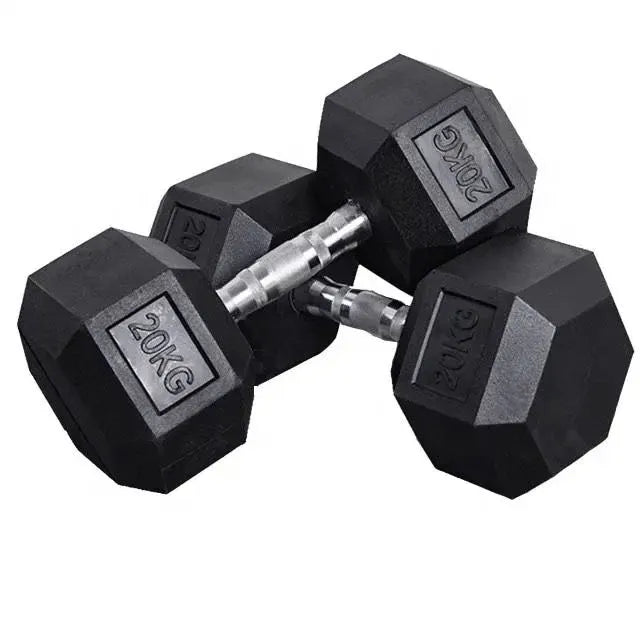 9 Pairs Hex Dumbbells PLUS Dumbbell Rack (270kg | 5kg-25kg | 1.1m 3-tier Rack)