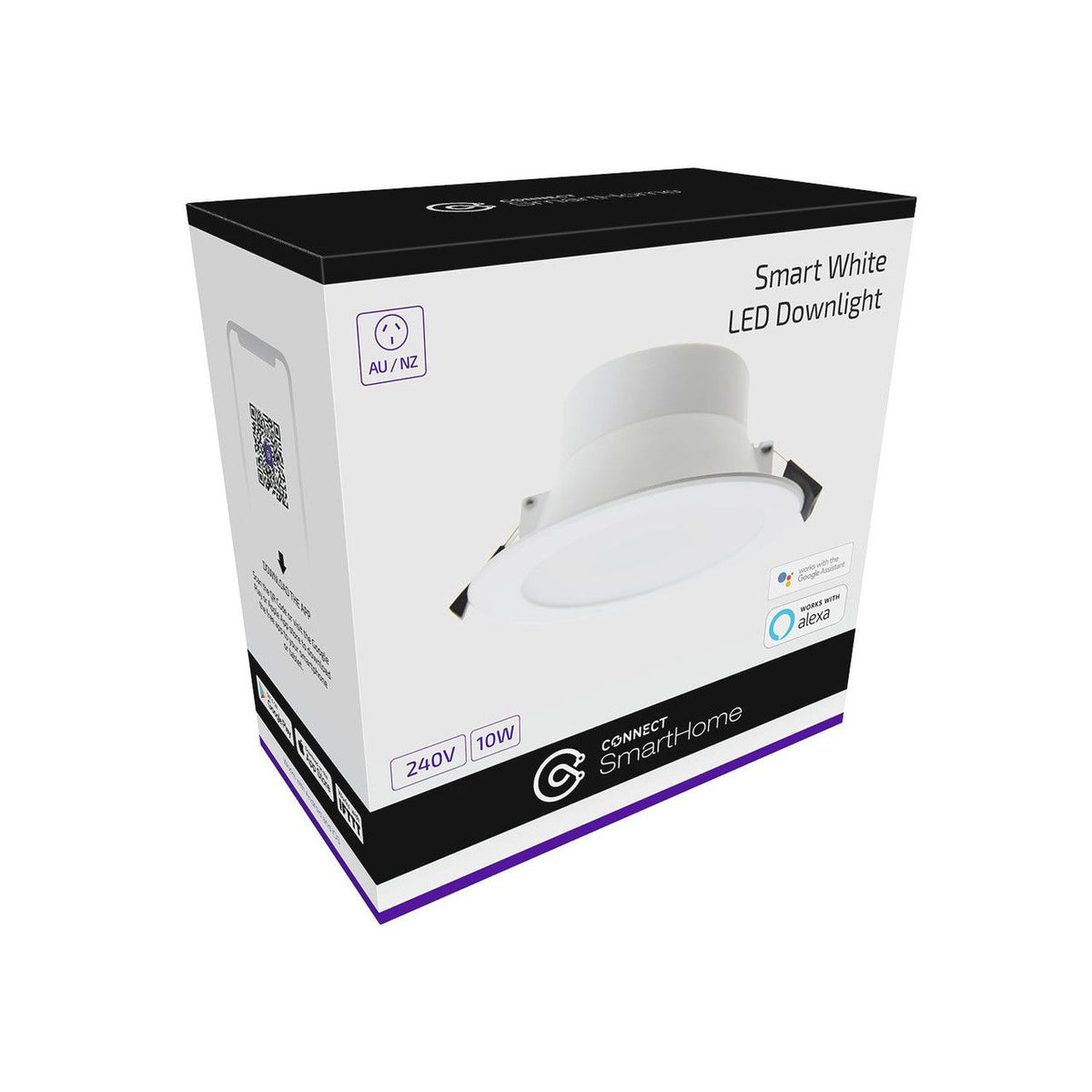 Connect 10W Smart White LED Downlight 240V