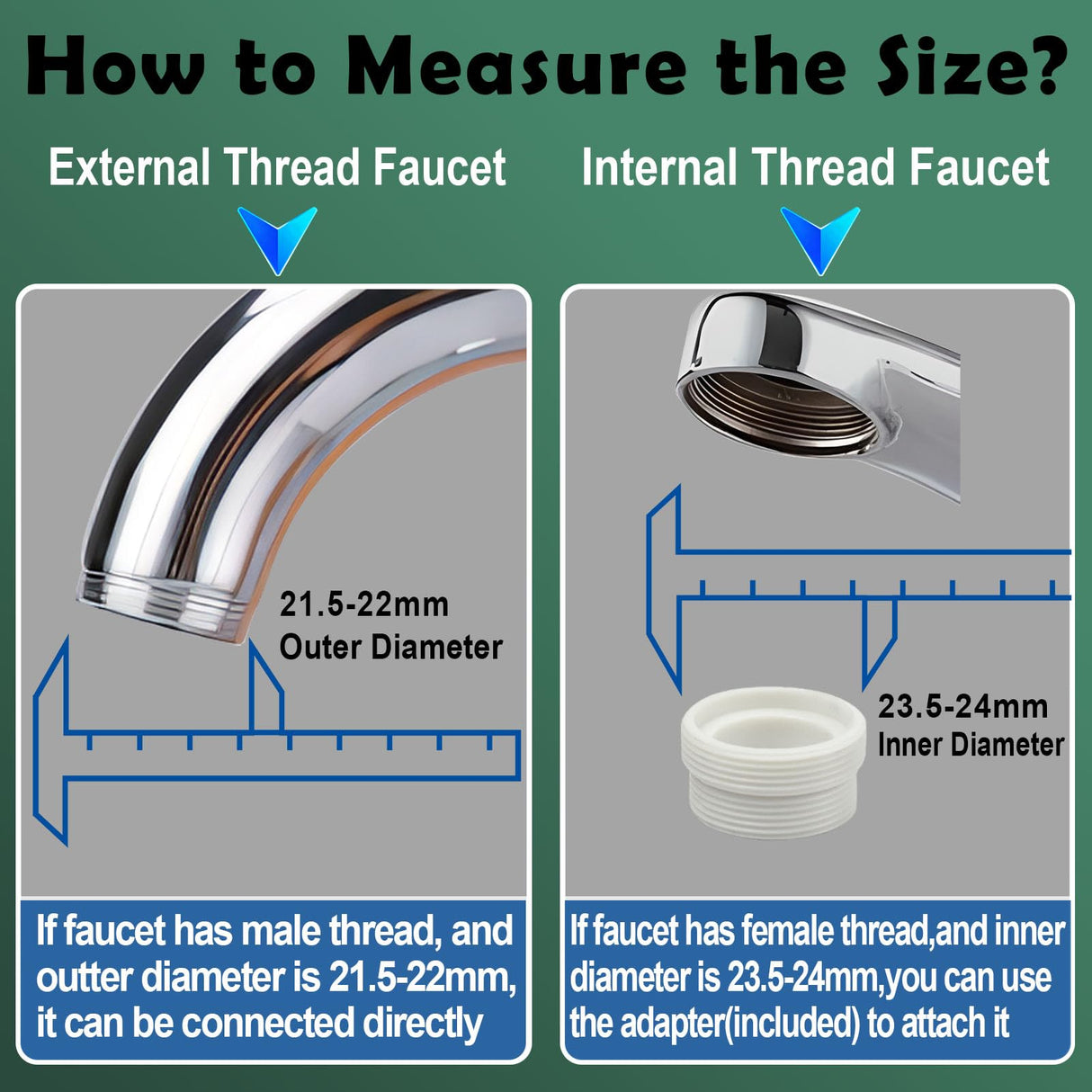 Multi-Function Rotating Faucet Aerator – 360° Swivel Kitchen Sink Extender with Adjustable Flow Modes, 3-inch & 7-inch Lengths, Anti-Splash Sprayer for Washing, Cleaning, and Filling (Silver,Long)