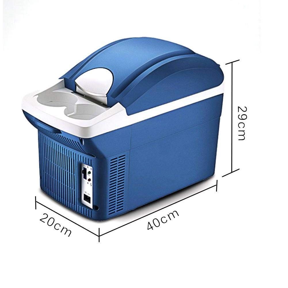 8L Portable Car Mini Fridge, Cooler and Warmer for Vehicle, Home, Office, Camping, Road Trips, and Outdoor Picnics(Blue)