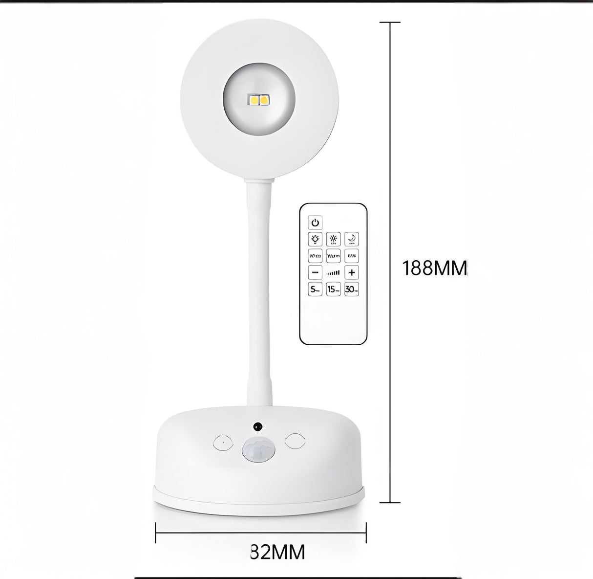 Wireless Smart LED Wall Light: Rechargeable, Motion-Sensor & Remote-Controlled, No-Drill Mount for Home Decor & Task Lighting