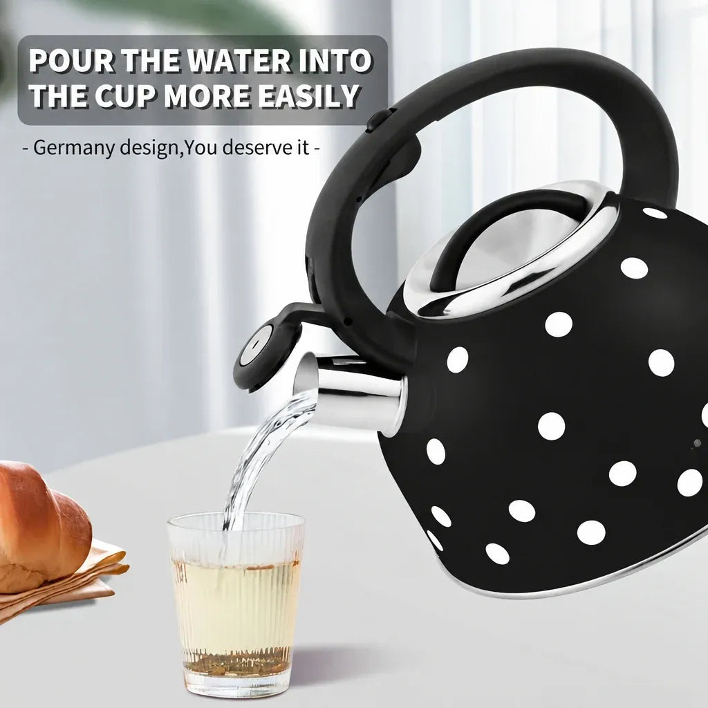Whistling Tea Kettle Stainless Steel Stovetop (2.5L)