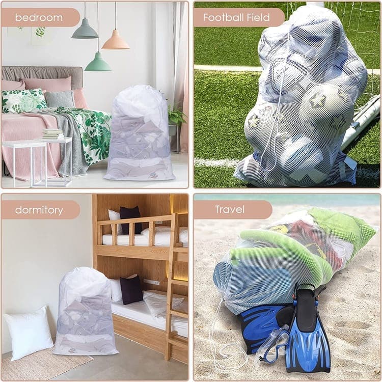 Large Laundry Bag 1-Pack, 60x90 cm, White