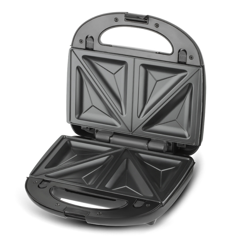RAF R.214 Multi-functional Breakfast Maker 750W Double Sided Grill, 3 Interchangeable Plates for Sandwich/Waffle/Steak, Non-Stick Coating Wide Voltage 110-220V Household Electric Press Grill