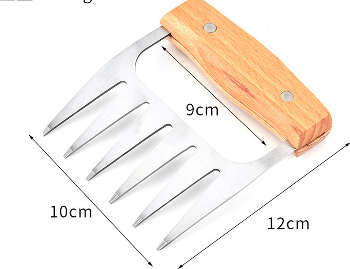 BBQ Meat Claws | Pulled Pork Claws | Pulled Chicken | Meat Claws | Set of 2