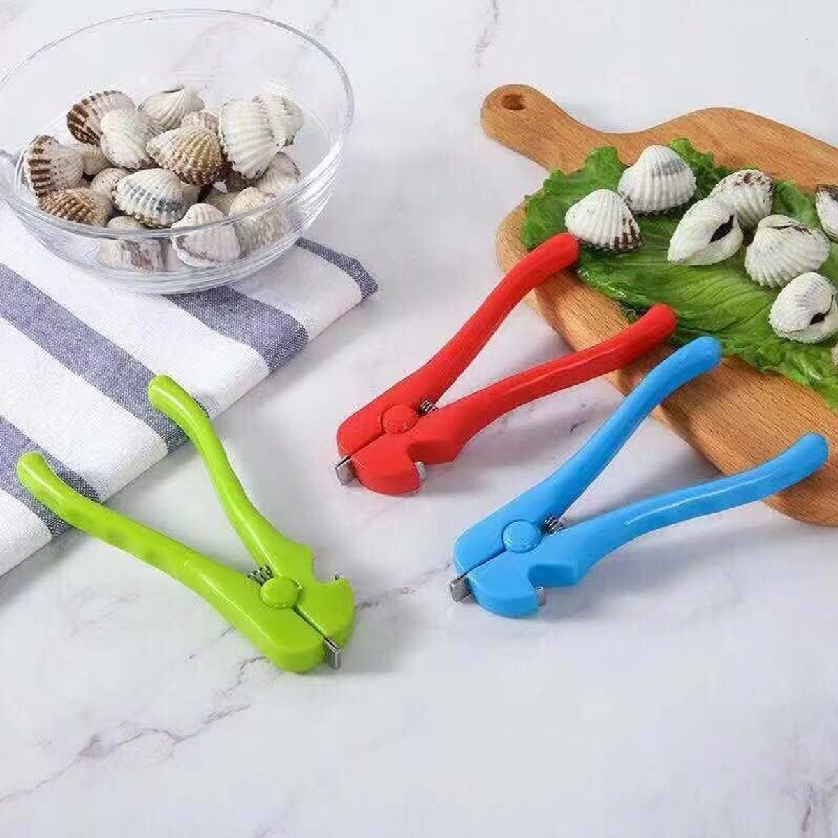 Oyster Knife - Professional Shell Opener - Fast and Efficient Oyster Cracking Knife - Multifunctional Blood Mussel Opener - Portable - Universal - Open Shell - Blood Mussel - High-Quality Kitchen Tools
