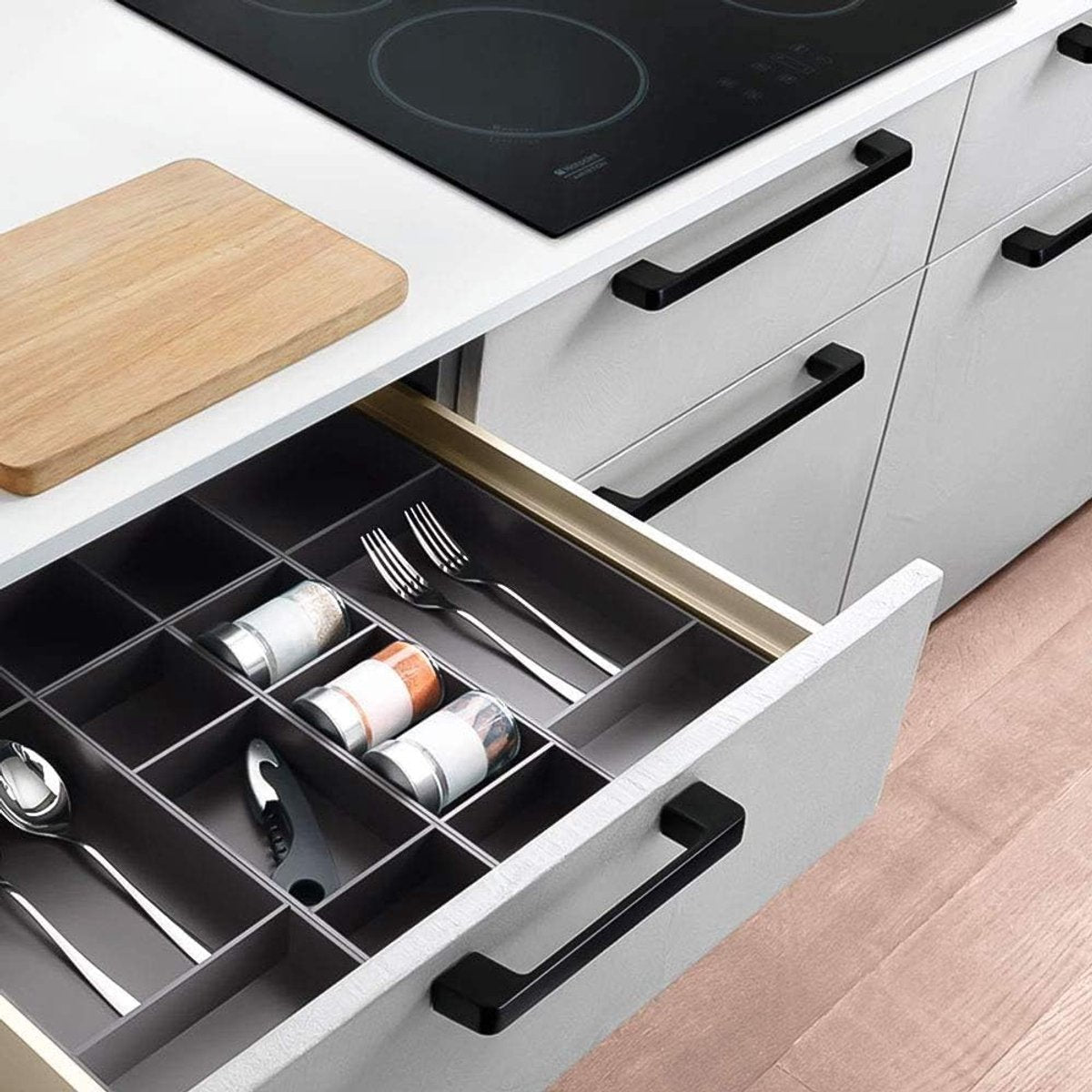 Kitchen cabinet handles - 10 pieces black kitchen handles - Furniture handles - Kitchen handle - Kitchen cabinet handles - Cabinet handles - Drawer handles - Cabinet handles - Kitchen cabinet handles - With screws - Kitchen cabinet door handles - Furnitur