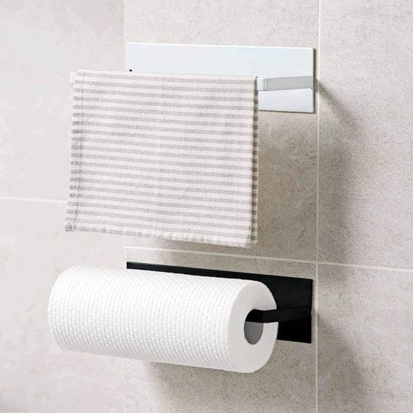 Kitchen Roll Holder Wall Mount No Drill Kitchen Paper Towel Holder