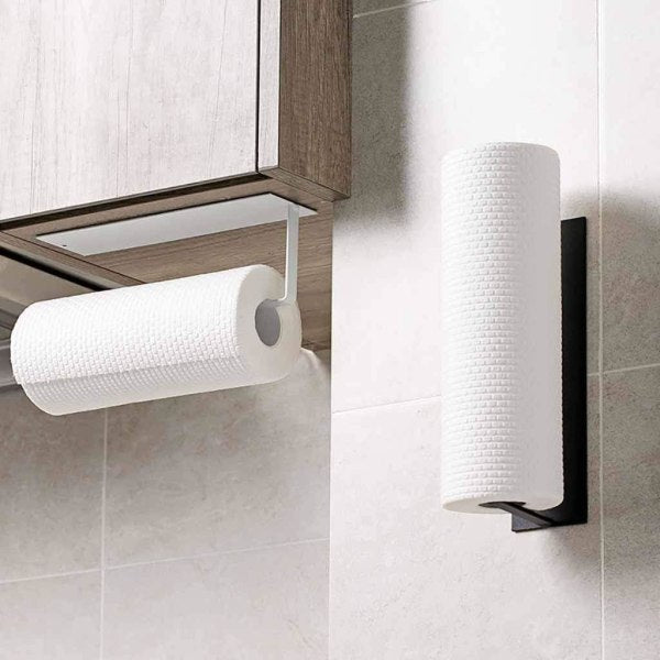 Kitchen Roll Holder Wall Mount No Drill Kitchen Paper Towel Holder