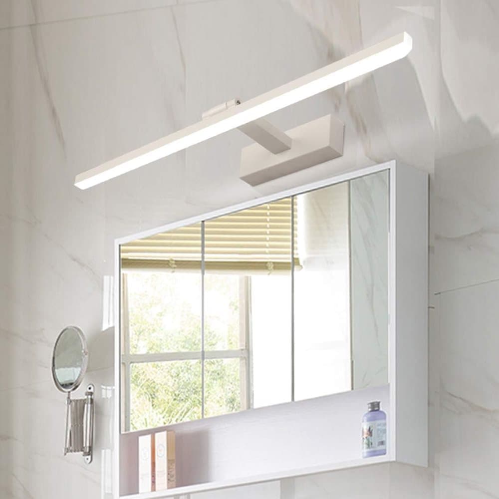 Wall light LED for mirror, wall light 40 cm for bathroom, wardrobe and toilet(Silver)