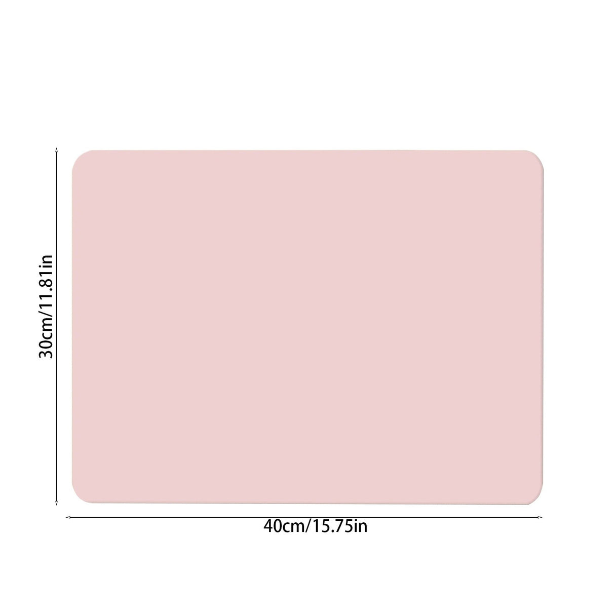 Clearance Under $1 Boovnll Dish Drying Mat, 12x16" High Absorbent & Soft Dish Drainer, Diatomite Drying Matt Kitchen Counter for Kitchen Countertops, Sinks, Draining Racks, Drying Mat Hot Pink