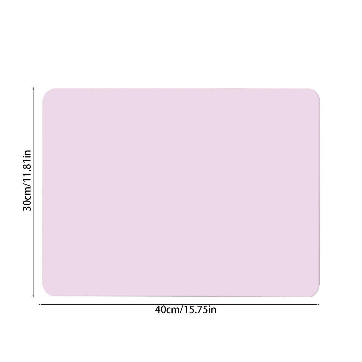 Clearance Under $1 Boovnll Dish Drying Mat, 12x16" High Absorbent & Soft Dish Drainer, Diatomite Drying Matt Kitchen Counter for Kitchen Countertops, Sinks, Draining Racks, Drying Mat Pink