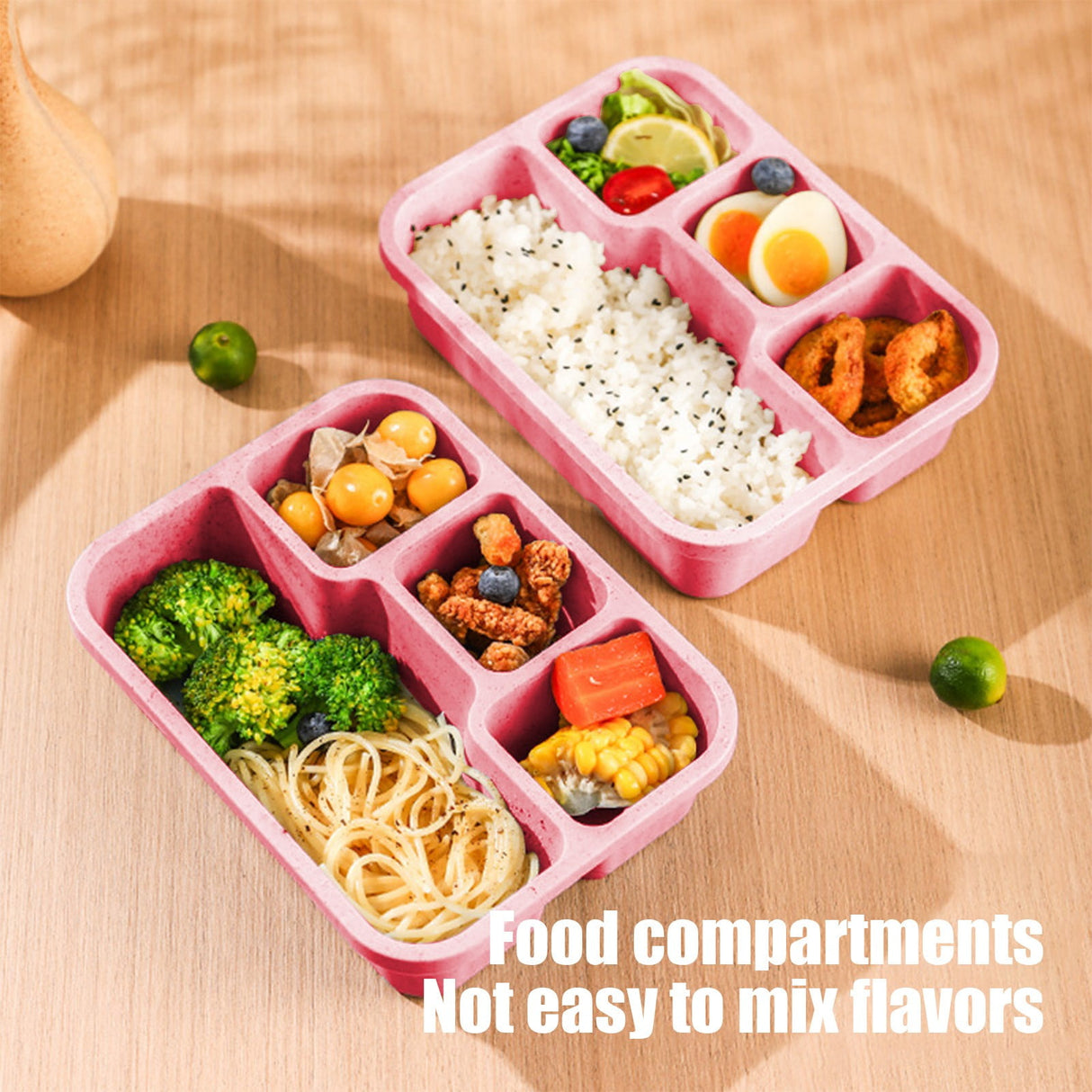 Xuniizn Bento Box Adult Lunch Box, Containers for Adults Men Women, Lunchable Food Container with Utensils, Sauce Jar, Muffin Liners, Microwave & Dishwasher Safe Pink#7