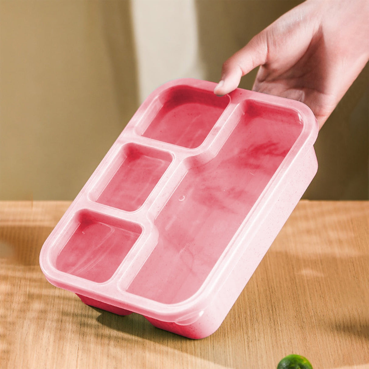Xuniizn Bento Box Adult Lunch Box, Containers for Adults Men Women, Lunchable Food Container with Utensils, Sauce Jar, Muffin Liners, Microwave & Dishwasher Safe Pink#7