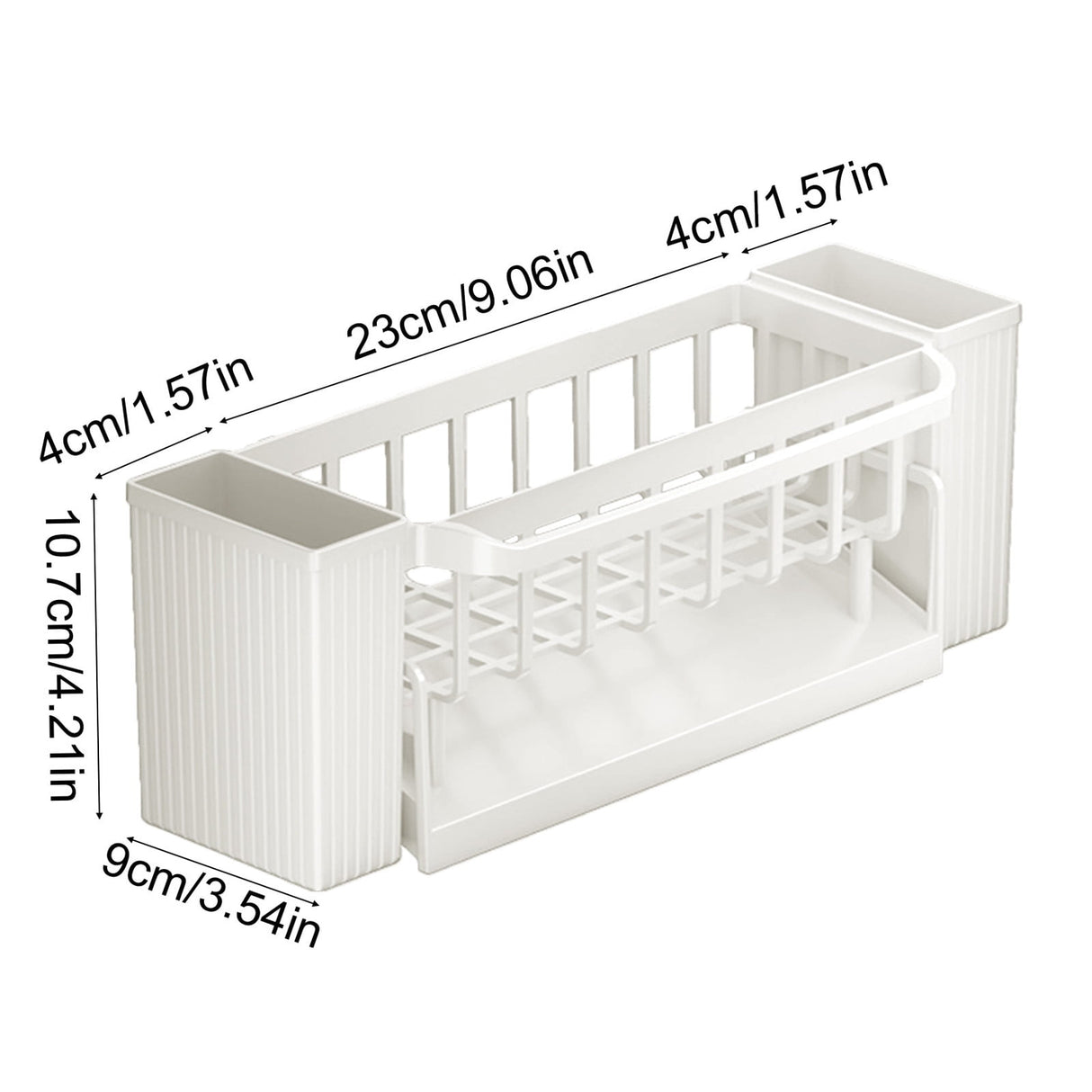 Kitchen sink sponge rack, kitchen sink storage rack, rust-proof detachable dishcloth rack, sink storage rack, kitchen sponge rack, bathroom storage rack, brush holder #beige