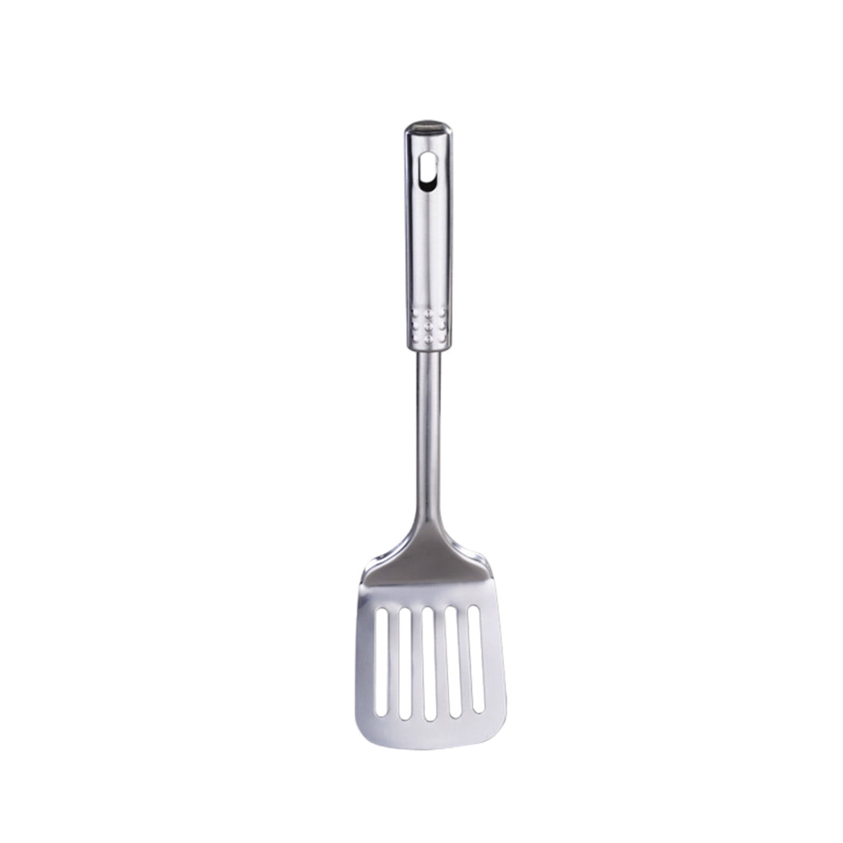 Tyidzon 13 Inch Stainless Steel Spatula Silver Slotted Metal Spatula Heavy Duty Sturdy Kitchen Spatula High Heat Resistant Fryer Barbecue Cookware Etc Kitchen Meat Spatula Silver