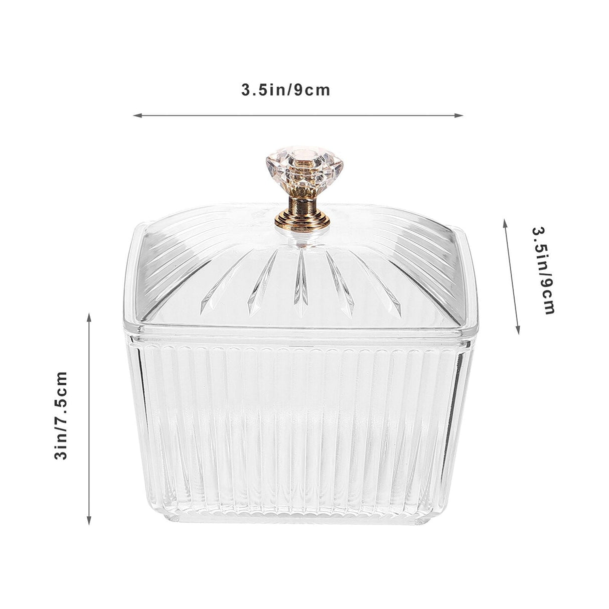 JWDX Food Storage Clearance, 2Pcs Sweets Jars Candy Jar Sugar Snacks Bowl Cookie Container Buffet Storage Container with Lid As shown