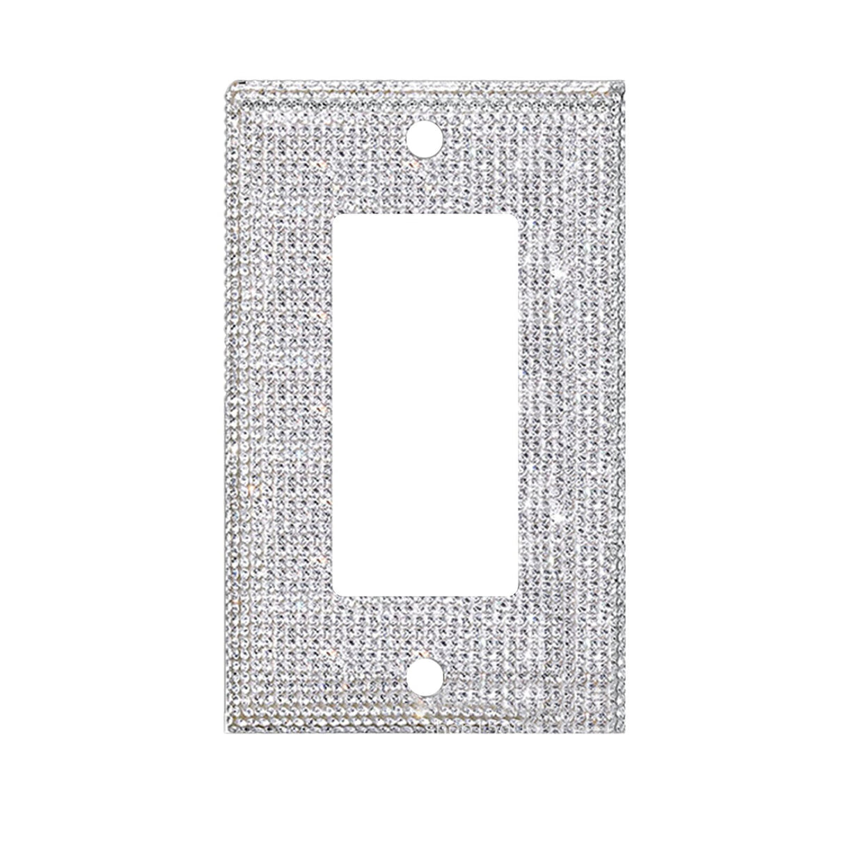 Clearance! JWDX Crystal Adornment, Crystal Decoration Promotion, 1Set Silver Shiny Rhinestones Wall Plate Light Cover Wall Plate Cover Light Cover Decorative Bling Light Cover for Home Ornaments A