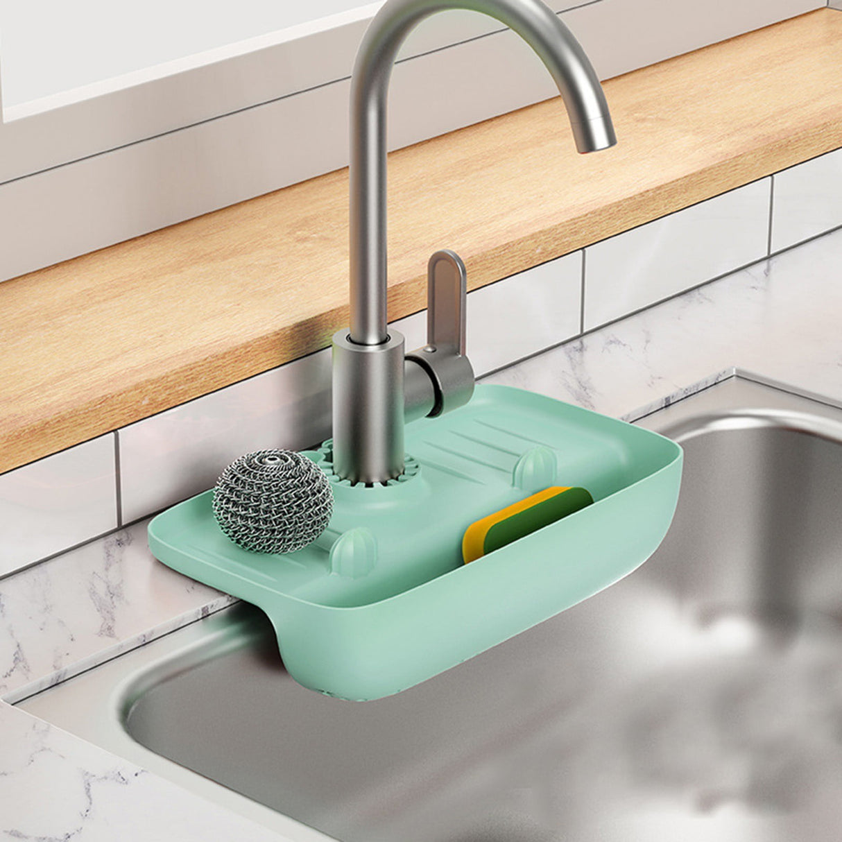 JWDX Drain Rack Clearance! Sink Holder Sink Rack With Drain Basket Kitchen Sink Organizer Storage Rack for Home Kitchen include 1Pc Drain Rack D