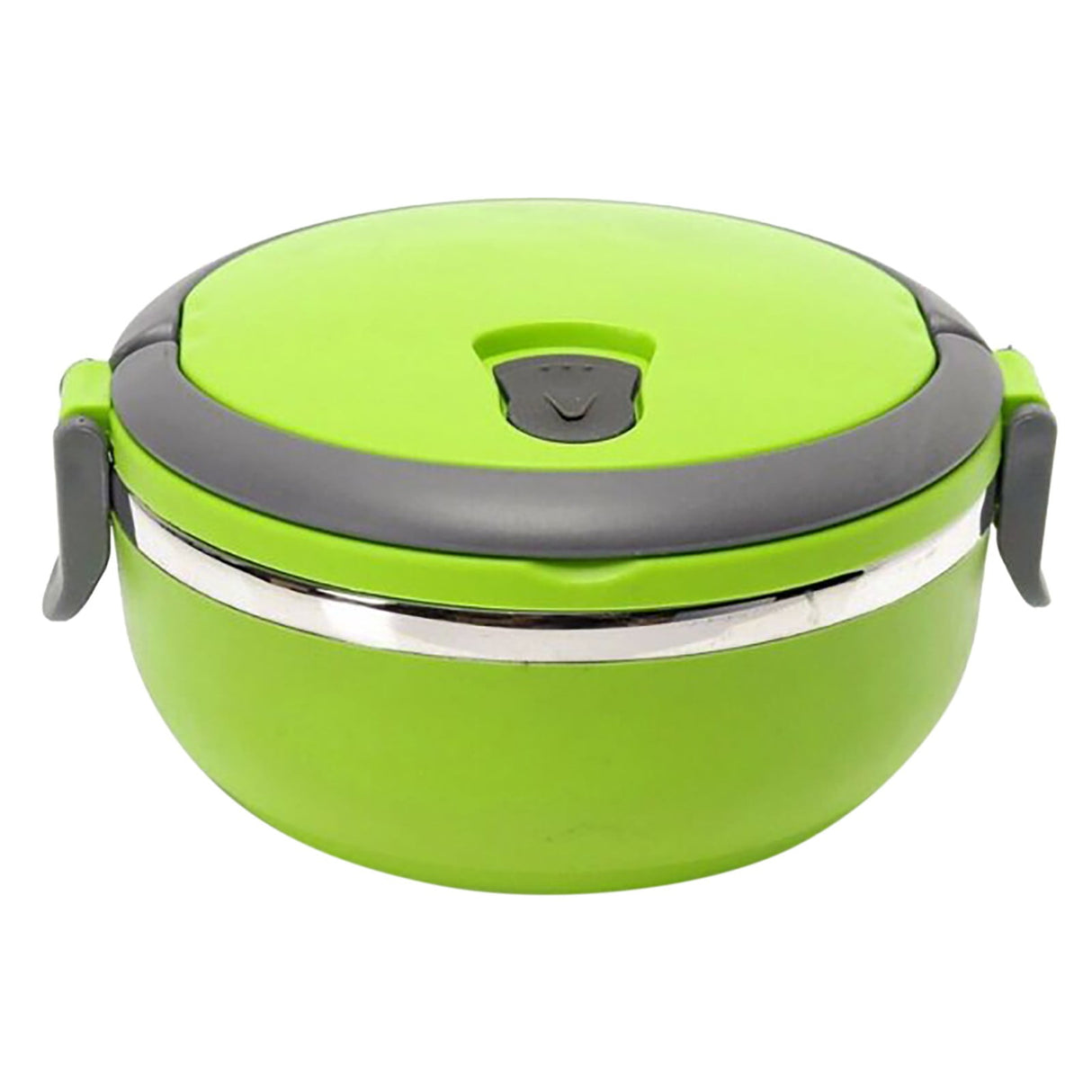JWDX Storage Containers Clearance! Stainless Steel Round 1 Layer Insulated Food Thermal Containers Lunch Box Case, Storage Container Promotion Include 1Pc Round Lunch Box Green