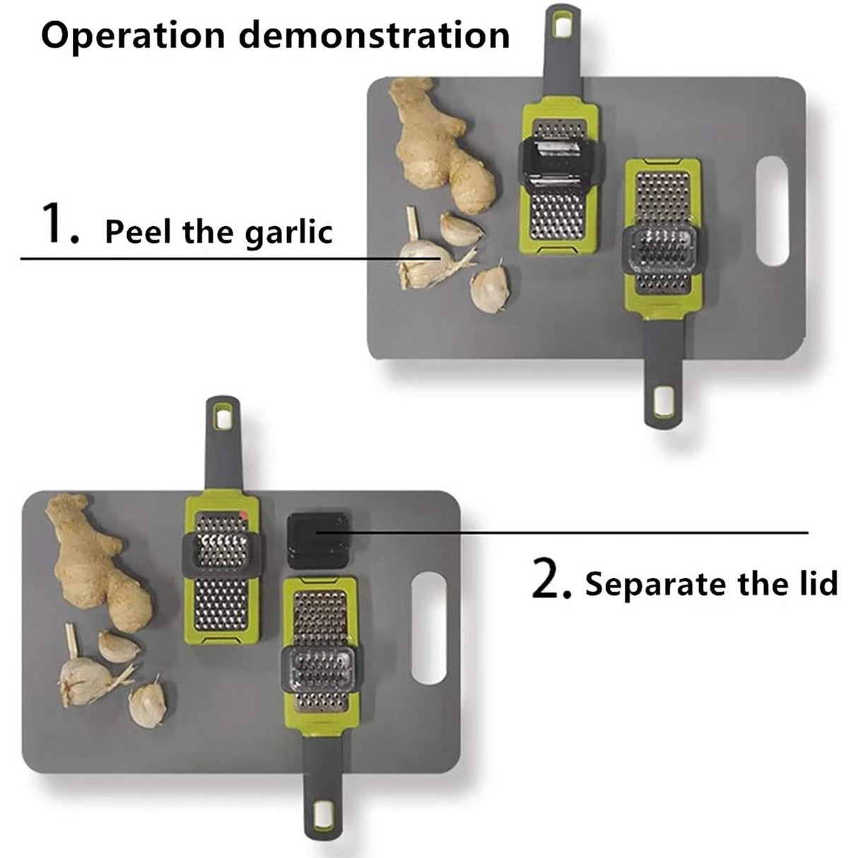 JWDX Garlic Press Clearance! Garlic Press Garlic and Ginger Powder Grinder Kitchen Tools Creative Garlic Press, Garlic Press Promotion Include 1X Garlic Press Green