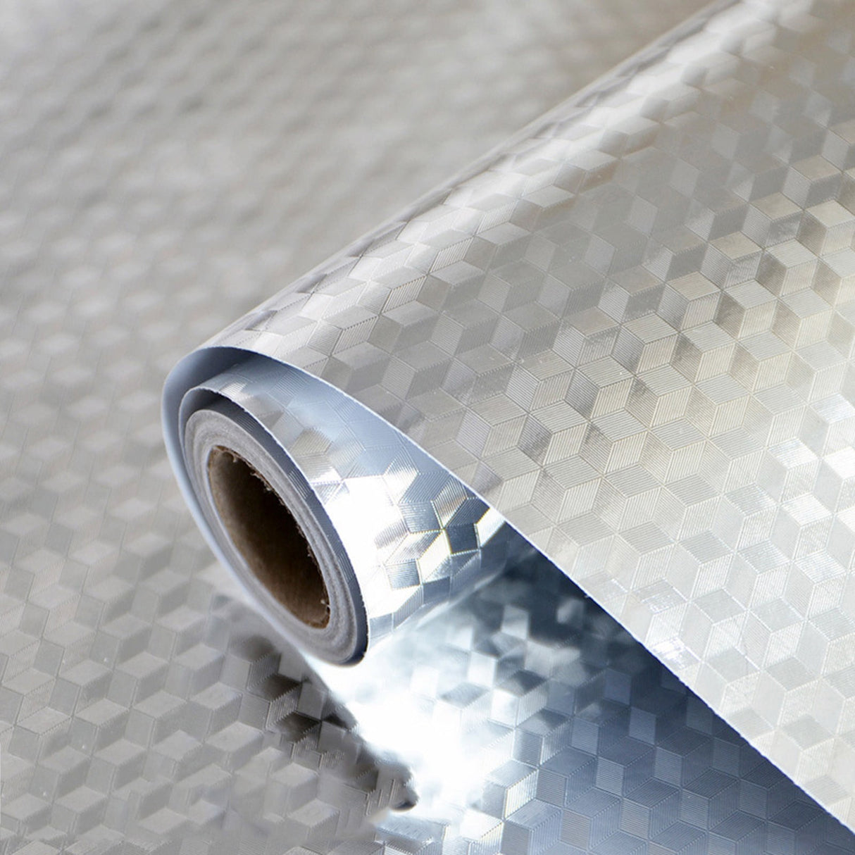 JWDX Kitchen Cleaning Supplies Clearance! Kitchen Backsplash Wallpaper Peel and Stick Aluminum Foil Contact Paper Self, Kitchen Cleaning Appliances Promotion Include 1 Roll of Tin Foil Silver