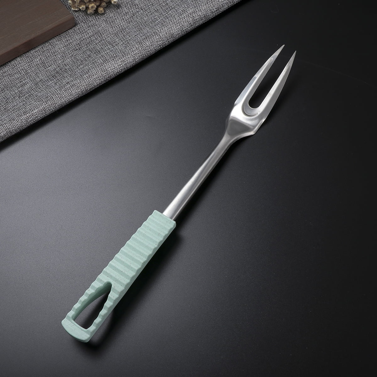 Ortofally Kitchen Utensils Stainless Steel Cooking Tools Heat Resistant Kitchen Gadgets Dishwasher Safe 34.50X3.50X2.00CM Silver