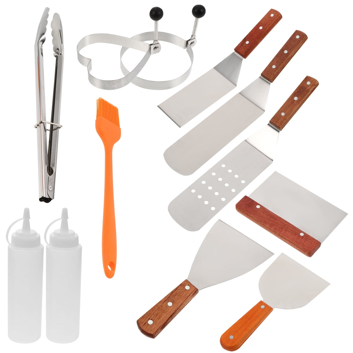SWETRACE Grill Accessory Bbq Grill Utensils Set Stainless Steel 1 Set 12Pcs