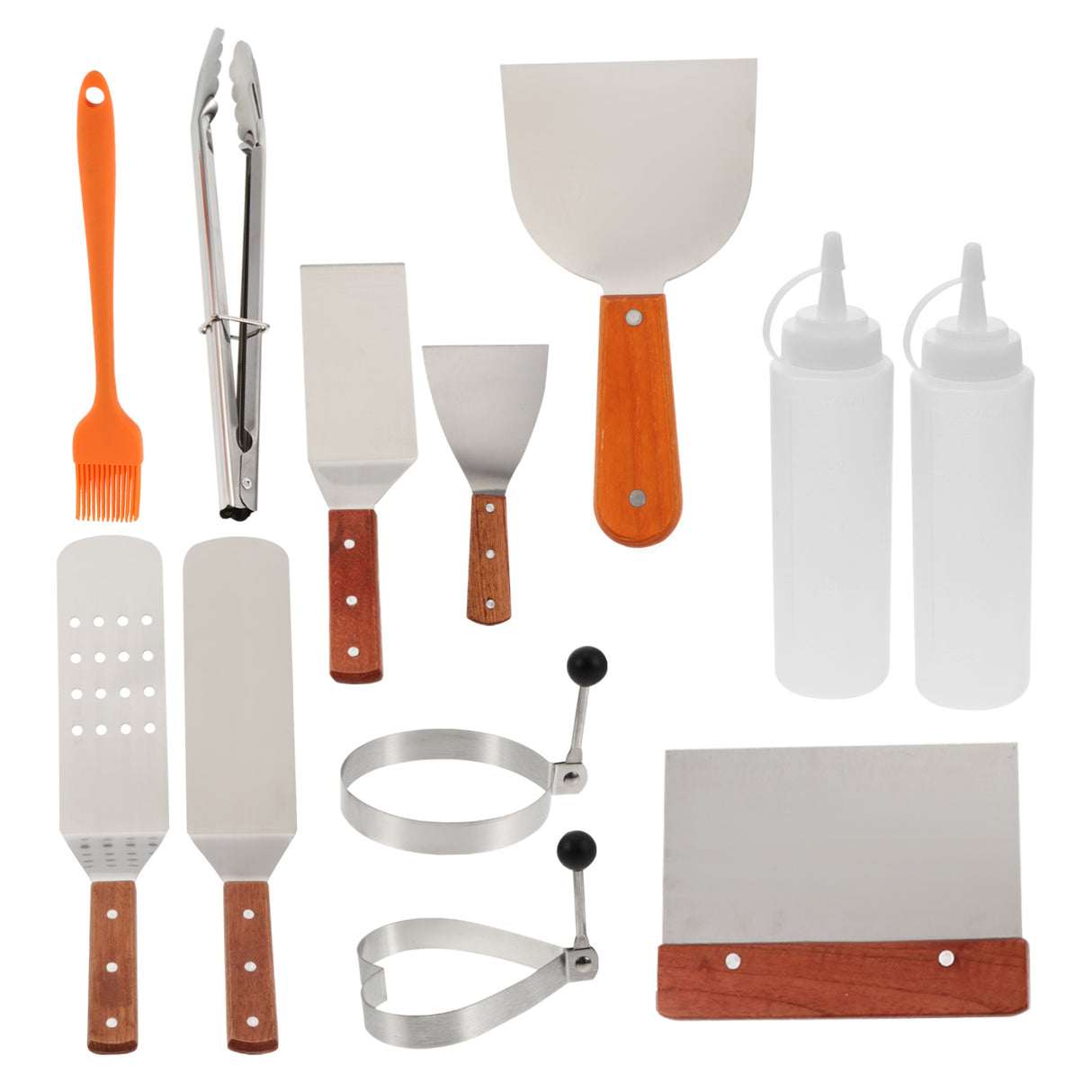 SWETRACE Grill Accessory Bbq Grill Utensils Set Stainless Steel 1 Set 12Pcs
