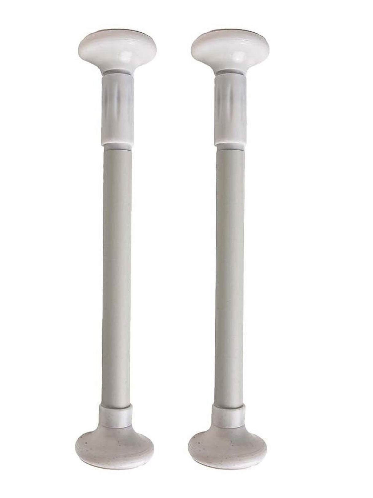 2Pcs Kitchen Sink Brackets Stainless Steel Adjustable Kitchen Sink Bracket Bottom installation Support Legs Kitchen Fixtures (50-80cm Silvery) 35-50cm White