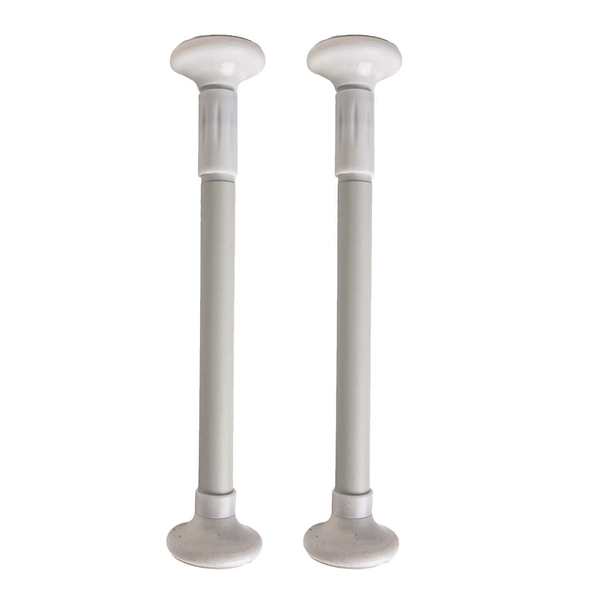 2Pcs Kitchen Sink Brackets Stainless Steel Adjustable Kitchen Sink Bracket Bottom installation Support Legs Kitchen Fixtures (50-80cm Silvery) 35-50cm White