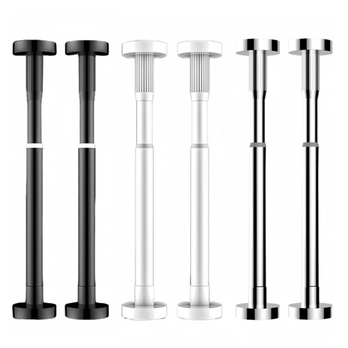 2Pcs Kitchen Sink Brackets Stainless Steel Adjustable Kitchen Sink Bracket Bottom installation Support Legs Kitchen Fixtures (50-80cm Silvery) 50-80cm Silvery