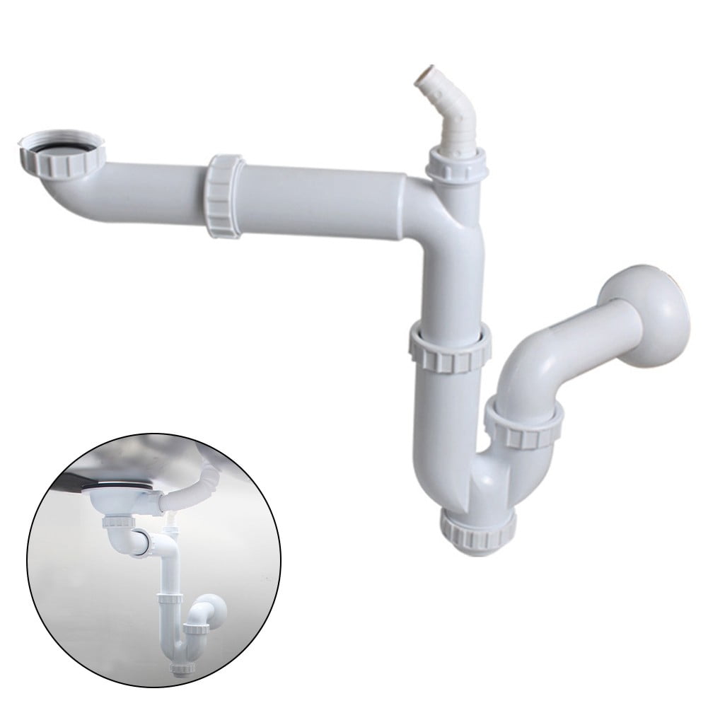 Arkzeo G1-1/2 Inch Kitchen Sink Drain Pipe 40mm Smooth U-Bend Design for Easy Flow