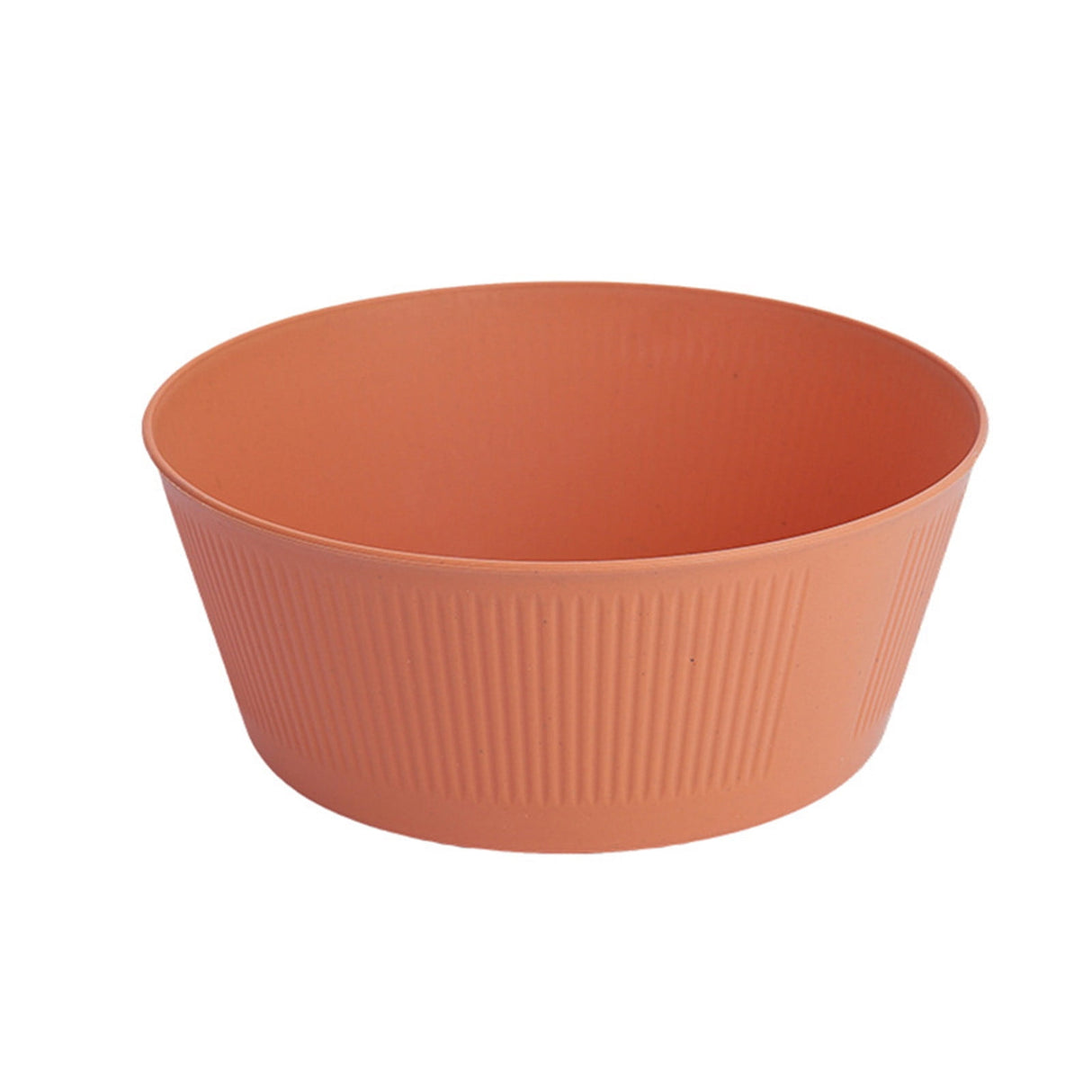 Unbreakable Large Cereal Bowl - Wheat Straw Bowls Salad bowls Microwave and Dishwasher Safe Salad Bowls, Stackable Color Kitchen Bowls for Serving, Soup, Oatmeal, Pasta, Noodles Orange