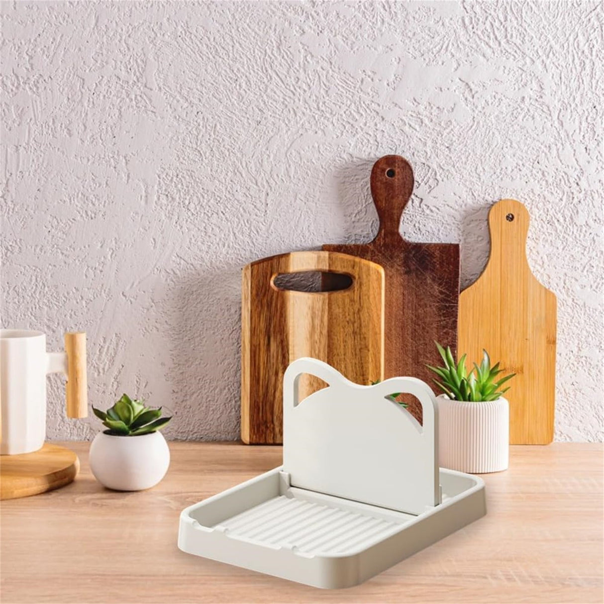 Silicone Spoon Rest with Lid, Heat-Resistant Foldable Utensil Holder for Spatulas, Kitchen Counter Organizer, Stove Top Safe Gray 7.28x5.51x4.13' 7.28" x 5.51" x 4.13" Gray