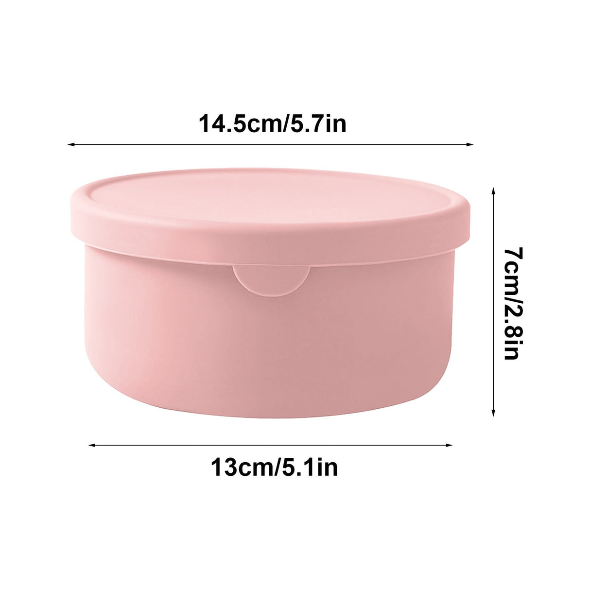 CGZQFEI Silicone Food Containers for Kids, Reusable Baby Snack Fruits Container with Lids, Leak Proof Silicone Food Storage Containers Kids Small Lunch Box BPA Free for Daycare School Travel Pink4