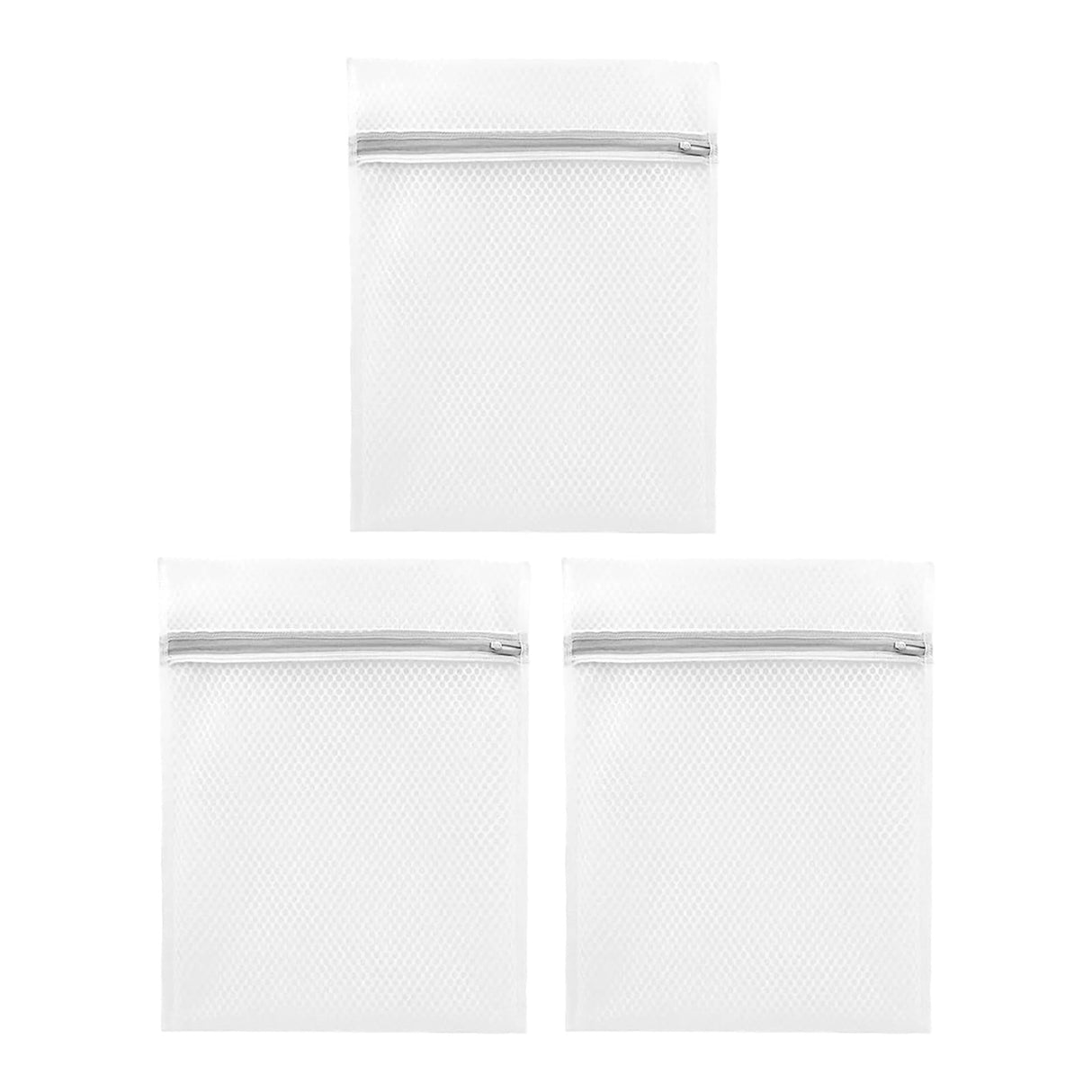 3 Pcs Mesh Laundry Bag For Delicates Wash Bag For Underwear Lingerie Small Premium Fine Mesh Laundry Bags with Sturdy Zipper for Delicates,Travel Storage Organize Bag Laundry Bag,3 Pcs,9.06x11.81 3 Pcs