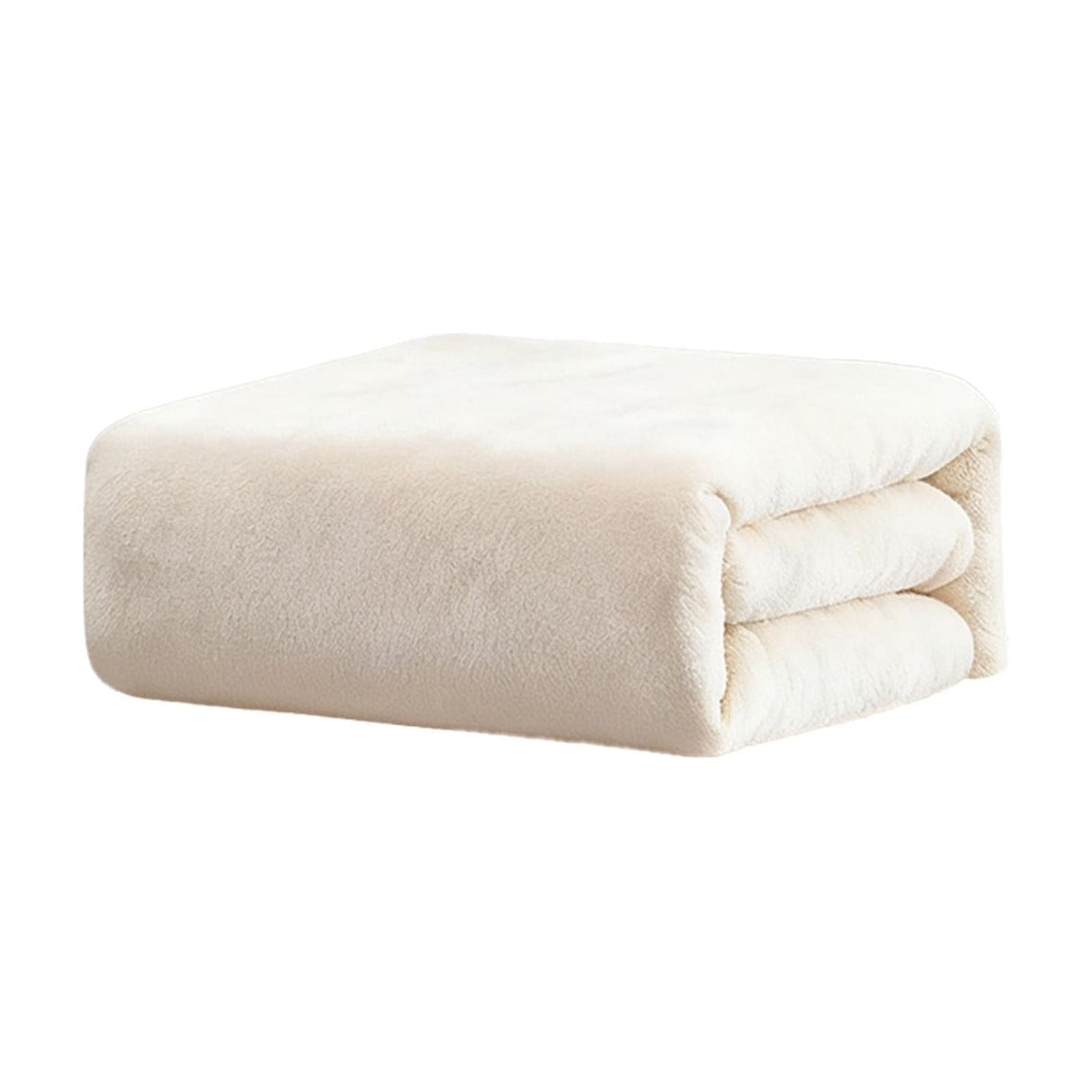 Fleece Throw Blanket for Couch,Super Soft Fuzzy Flannel Throw for Sofa, Luxury Plush Microfiber Bed Blanket, Cozy Home Decorative Velvet Gift Blanket,Fuzzy and Anti-Static(Grey 70x100cm) White 70x100cm