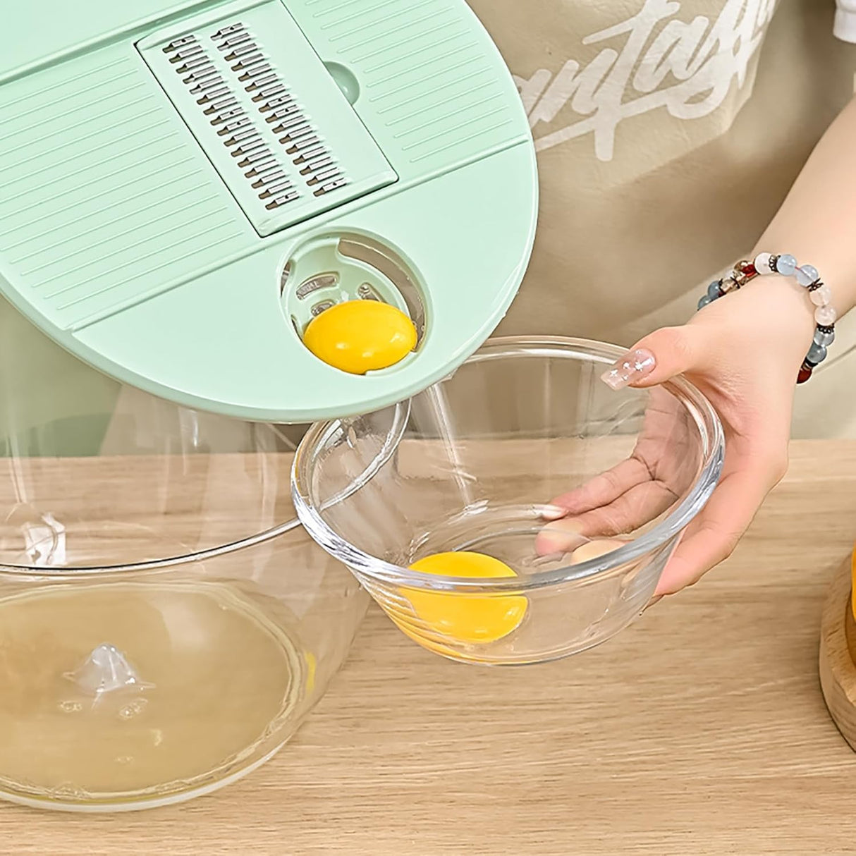 Vegetable Slicer - Salad Spinner - Mandoline - Salad Spinner - Multifunctional Vegetable Slicer - Vegetable Cutter Set - Grater - Kitchen Aid - Kitchen Utensil - Julienne Slicer - Vegetable Grater - Kitchen Gadget - Shredder - Mint Green - Lettuce Slicer