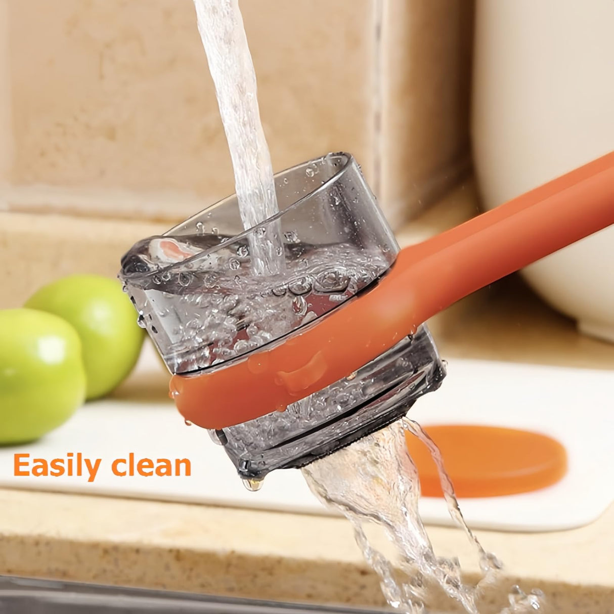 Peeler with collecting tray - Potato peeler - Vegetable peeler - Fruit peeler - Paring knife - Apple peeler - Cucumber peeler - Kitchen utensils - Peeler with container - Kitchen tools - Asparagus peeler - Stainless steel - Peeling knife - Orange - 1 piec
