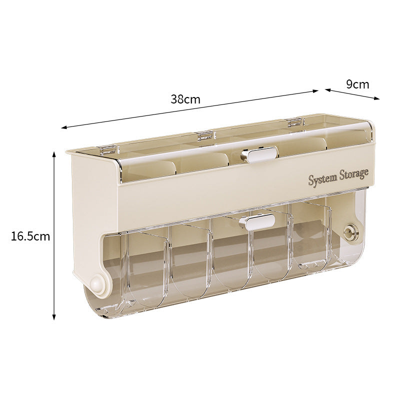 Underwear women's storage box - Premium quality - Storage box with lid - Clothing storage box - clothes rack - wardrobe - clothes hangers - Drawer - storage cabinet with compartments - Plastic storage box - Underwear - Socks - Hanging without drilling - W
