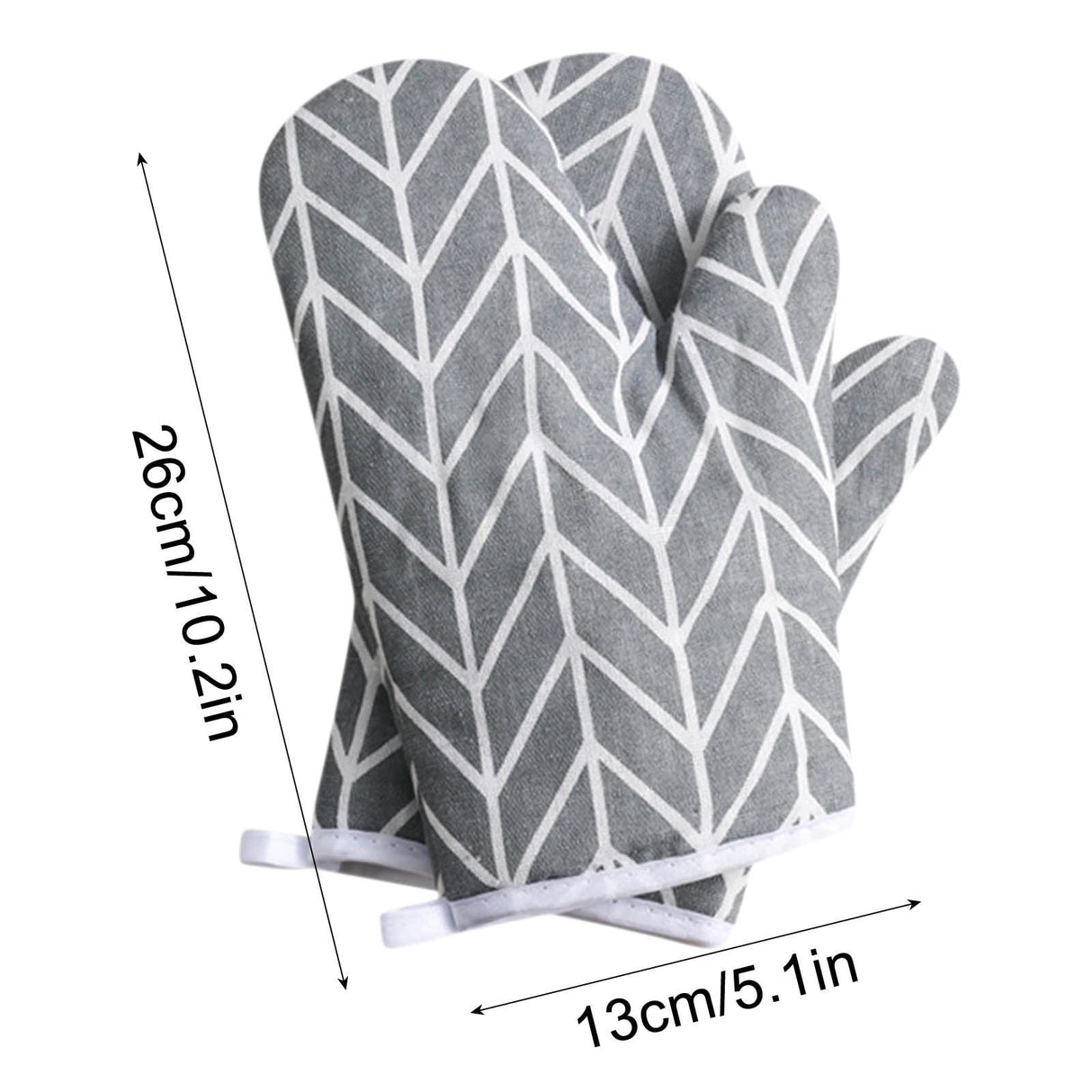 Heat Resistant Oven Gloves,Extra Thick Cotton Kitchen Mitts for Baking, Grilling, BBQ,Non-Slip Microwave & Pot Holder with Hanging Loop,Insulated Hot Pads for Women/Men Yellow