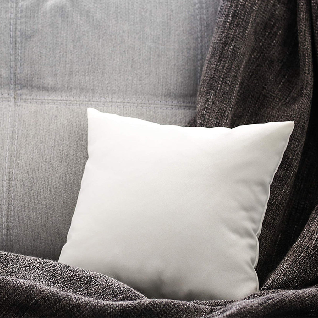 Pillow Insert, Hypoallergenic Square Form Sham Stuffer, Standard White Non-woven Cloth, Sofa Decorative, Euro Throw Pillow Inserts, for Sofa Bed Couch, Headboard Cushion Core A