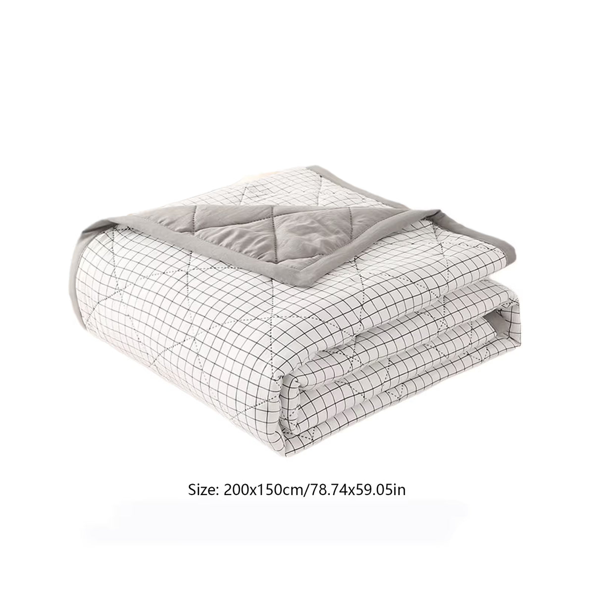 Cooling Quilt, Thin Quilts Summer Lightweight Comforter, Full Washed Cotton, Machine Washable, Soft Comfy Breathable Sleep Blanket for Hot Sleeper, Ultra-Cool Lightweight (Blue, Queen) Queen Red