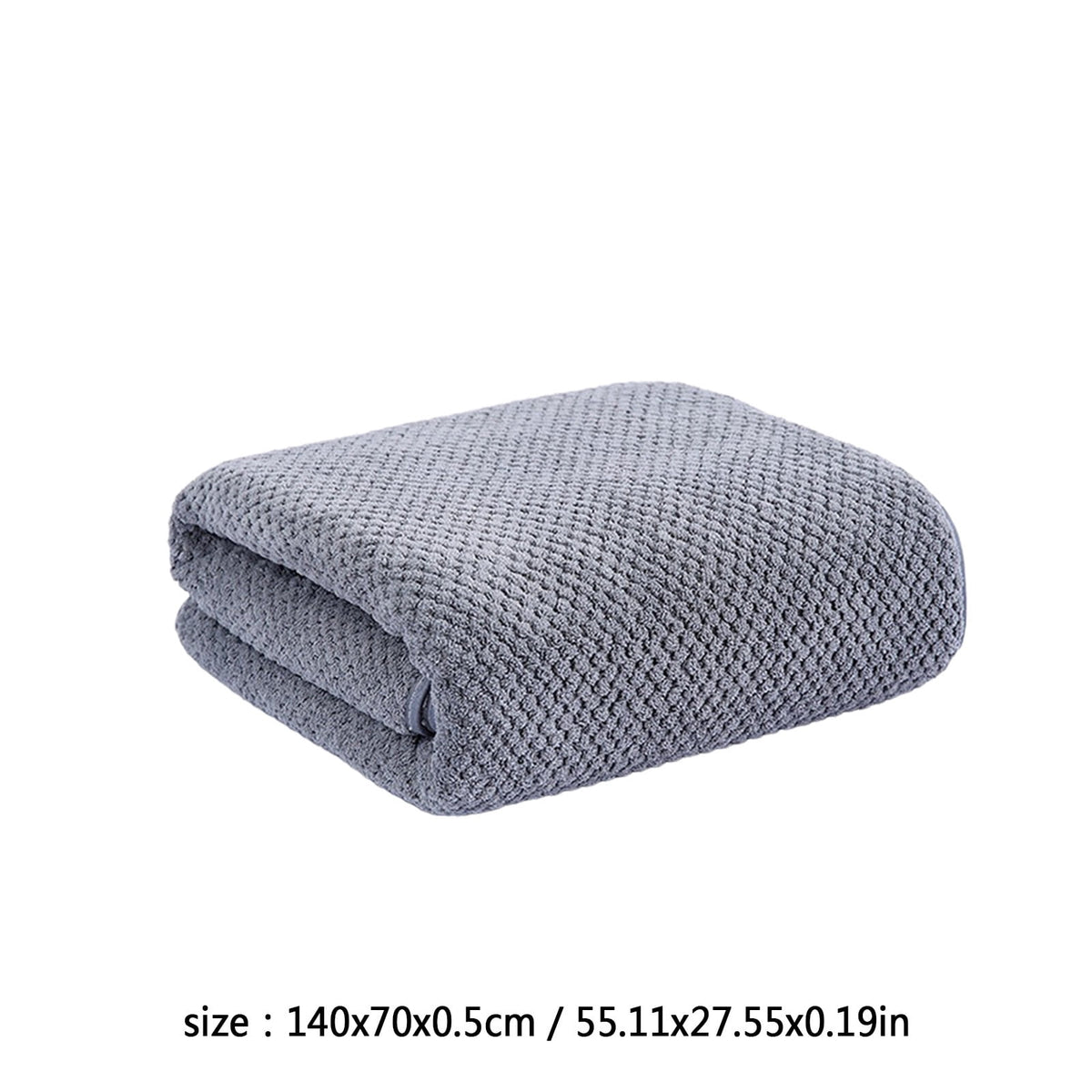 Bath Towel, Oversize Bath Towel, 55×28 Inch Large Microfiber Bath Towels, Soft, Absorbent, and Quick Dry Towels for Bathroom, Pool, Beach, Swim, and Yoga, Large Bathroom Towels for Daily Use 13.4×30 in Gray