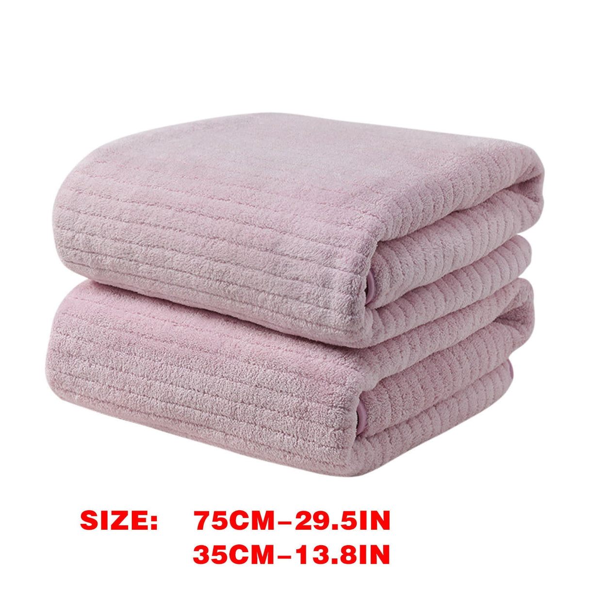 Chmadoxn Microfiber Hair Towel Wrap - Quick Dry Curly Hair Wraps for Women Wet Hair, Microfiber Towel for Hair, Hair Drying Towel Wrap, Hair Towels for Women, Hair Turban for Wet Hair (29 ×14 Inch) 2 pc Purple