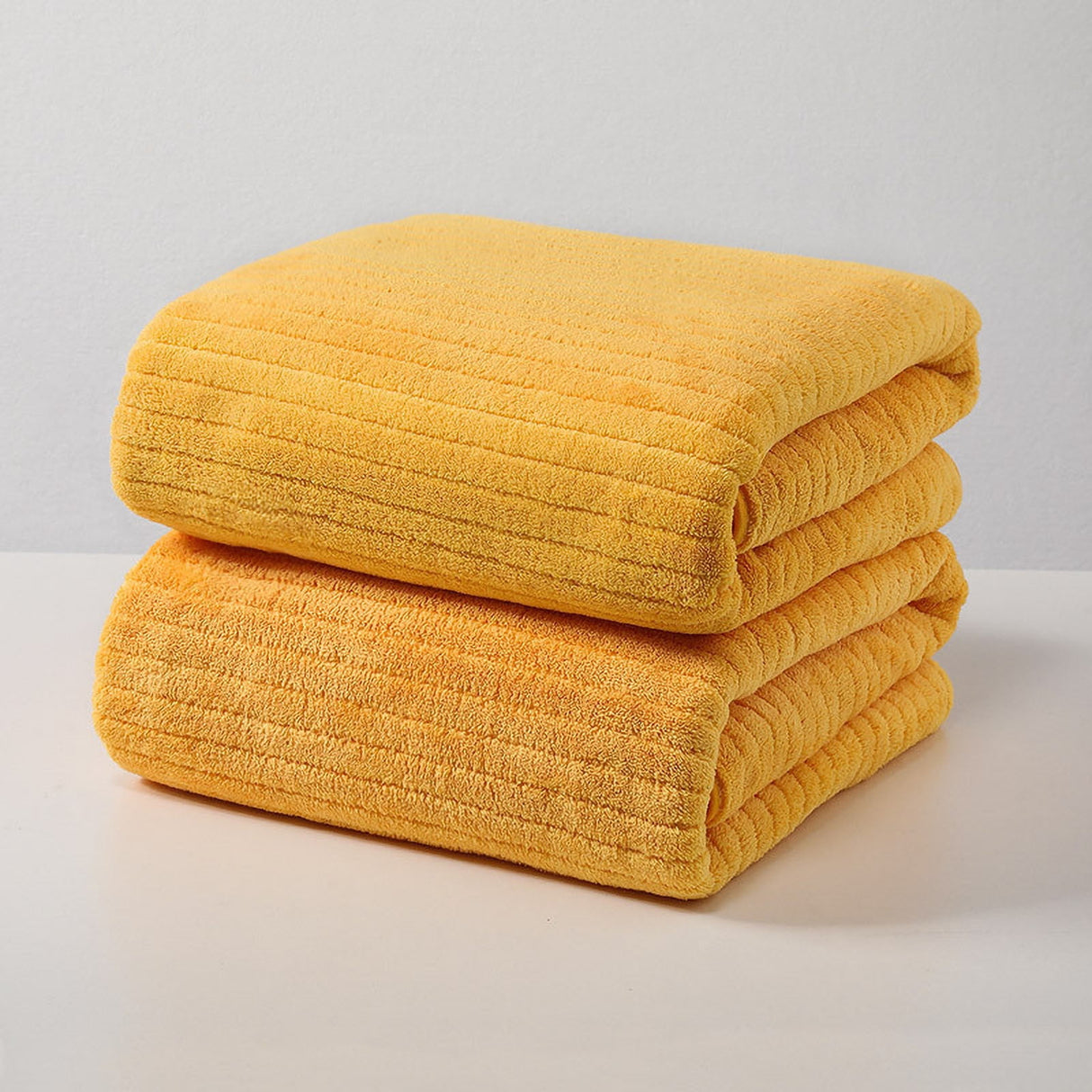 Chmadoxn Microfiber Hair Towel Wrap - Quick Dry Curly Hair Wraps for Women Wet Hair, Microfiber Towel for Hair, Hair Drying Towel Wrap, Hair Towels for Women, Hair Turban for Wet Hair (29 ×14 Inch) 4 pc Yellow