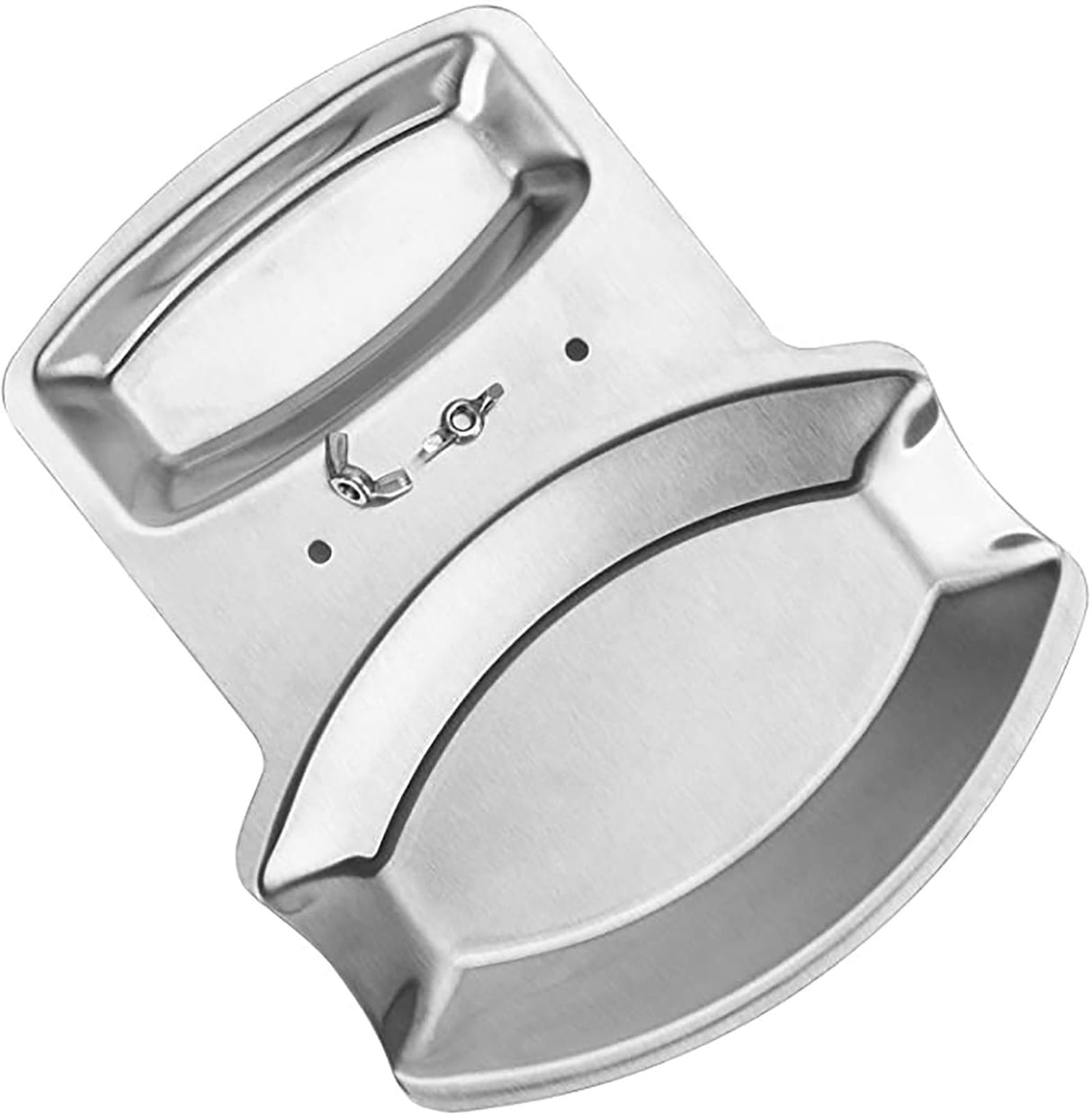 Chmadoxn Lid and Spoon Rest Shelf, Pot Lid Organizer, 304 Stainless Steel Pan Pot Cover Lid Rack Stand Organizer, Pan Lid Organizer Storage Soup Spoon Rests Utensils Kitchen Tool