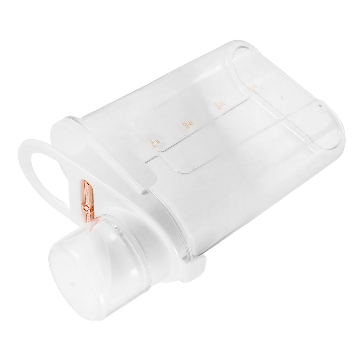 Worgeous Laundry Powder Detergent Container Transparent Laundry Detergent Dispenser Jar