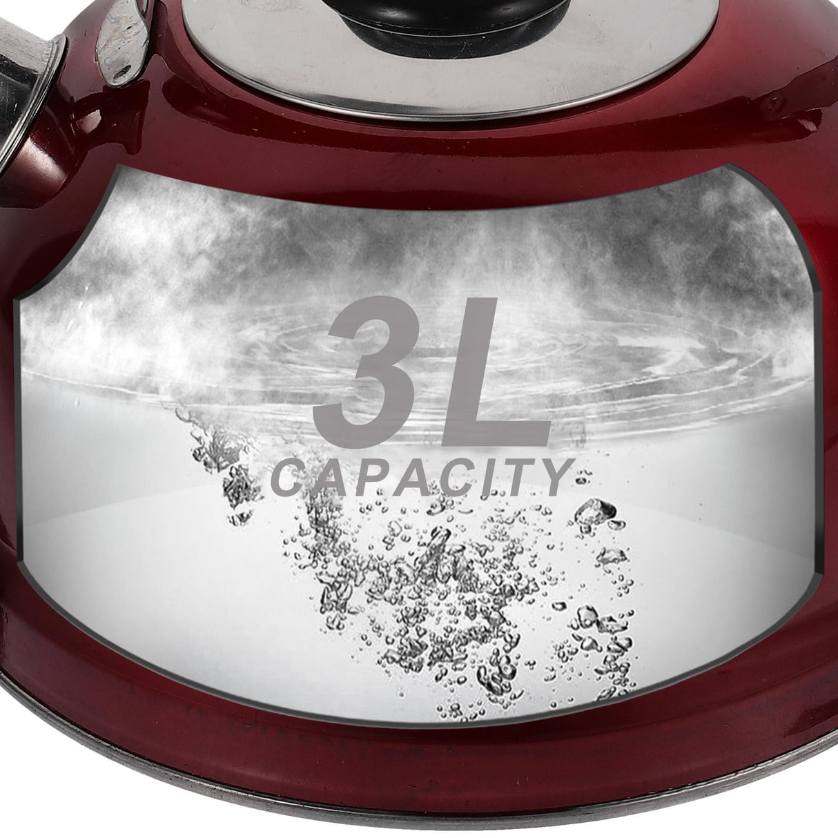 HOOWIFFY Whistling 1Pack 9.1In Tea Kettles Stovetop Whistling